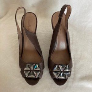 Vince Camuto Sling Back Chunky Heels